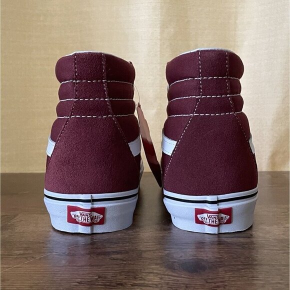 Vans Sk8 Hi Shoes Womens 10 Apple Butter True White Suede Sneaker - Picture 7 of 8